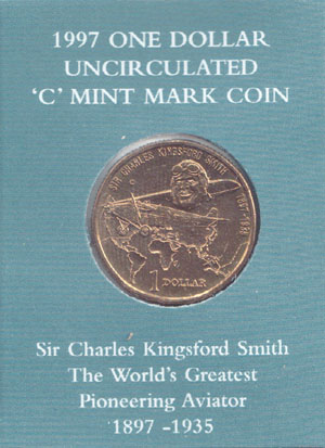 1997 C Australia $1 (Kingsford Smith) K000030